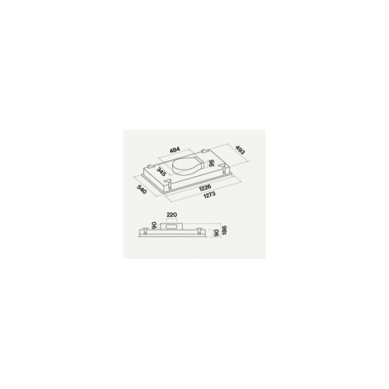 Falmec Stella Integrato a soffitto Bianco B Prezzo Ridotto