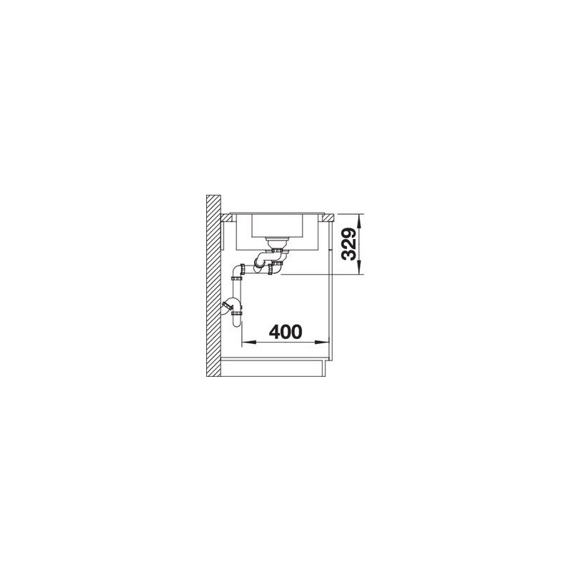 BLANCO 1519858 Sona 6 S lavello 1 vasca+vaschetta+gocciolatoio 100x50cm Silgranit Tartufo Offerta speciale
