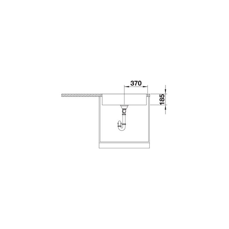 BLANCO 1523099 Lavello Zerox Durinox 700-IF 74x44cm Inox Flash Sale