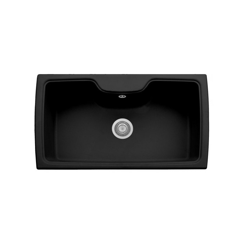 TELMA HR0860.26 Lavello NAIKY 1 vasca 880x500 mm Telmagranit nero opaco Qualità Garantita