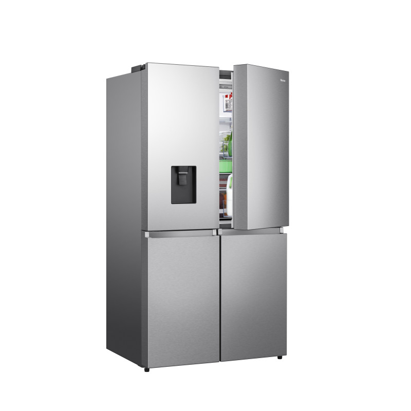 Hisense RQ758N4SWSE frigorifero side-by-side Libera installazione 606 L E Acciaio inox Consegna Veloce