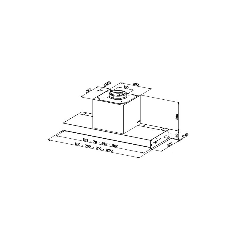 FABER S.p.A. IN-Nova Zero Drip A120 Integrato Acciaio inox 690 m³/h Offerta temporanea