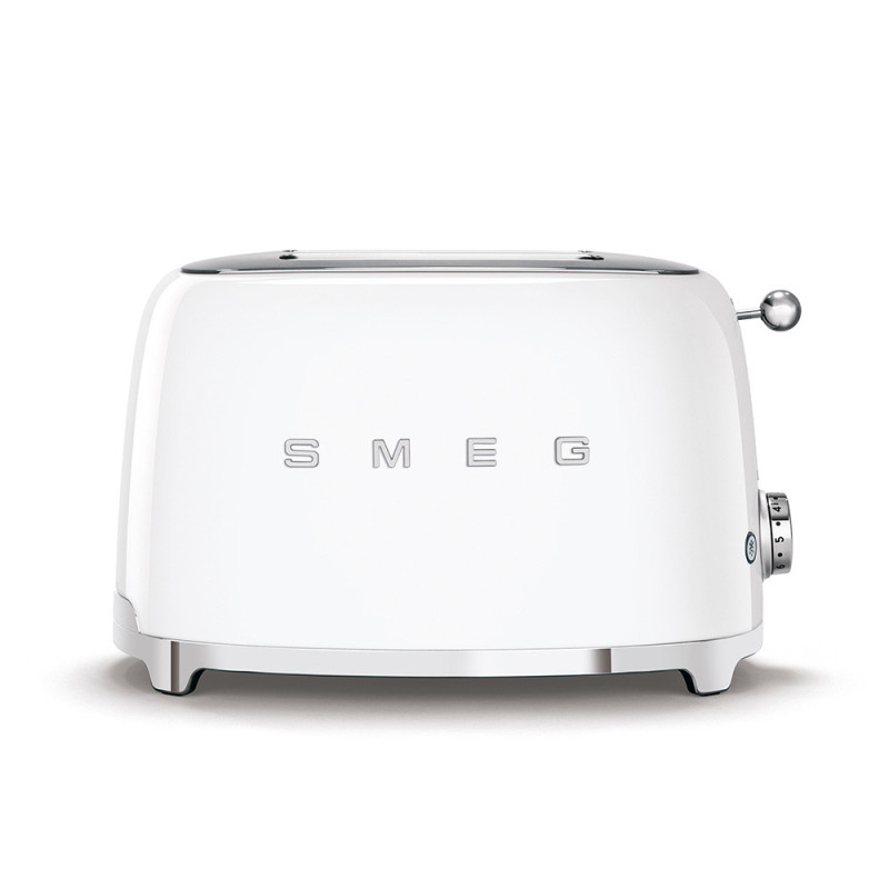 Smeg Tostapane 50's Style - Bianco LUCIDO 2x2 - TSF01WHEU Qualità Garantita