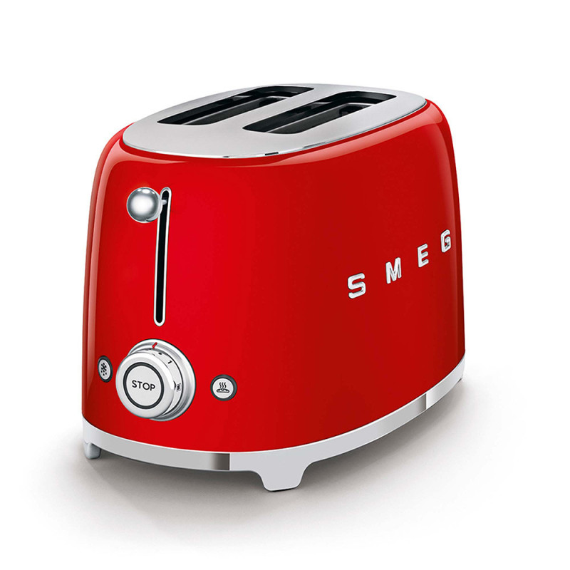 Smeg Tostapane 50's Style – Rosso LUCIDO 2x2 – TSF01RDEU Negozi Online