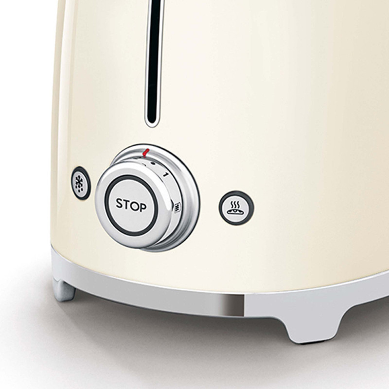 Smeg Tostapane 50's Style – Panna LUCIDO 2x2 – TSF01CREU Promozione Limitata