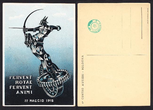Abebooks 6° CENTRO AUTIERI BOLOGNA "Futurismo" Fervent Rotae Fervent Animi - 22 Maggio 1916 Grande vendita