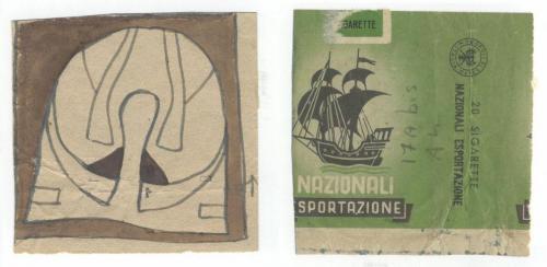 Abebooks Gouache e penna 1963 Retro di pacchetto di sigarette Online