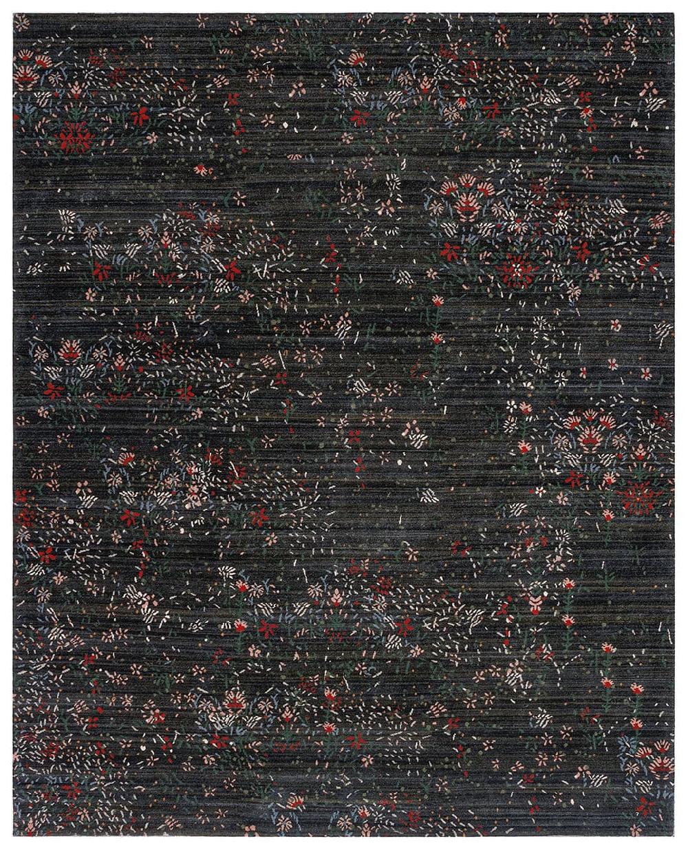 Amini Tappeto di Design Giardino Dark