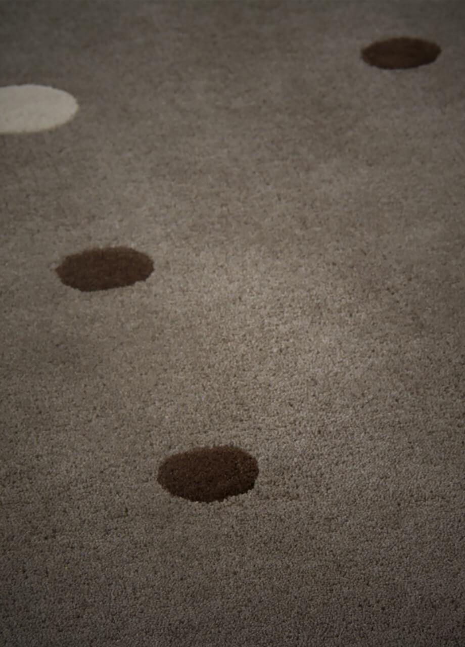 Amini Tappeto di Design JC-1 Bubbles Grey Shopping online