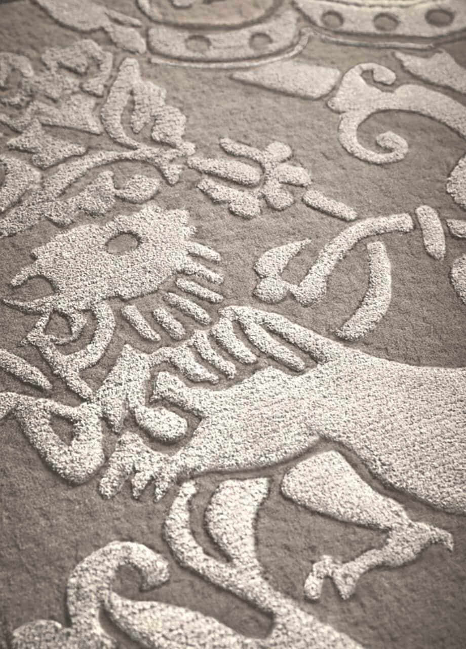 Amini Tappeto di Design Leoni Rampanti Qualità Garantita